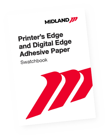 Cover Image Of Printer's Edge And Digital Edge Adhesive Paper Swatchbook